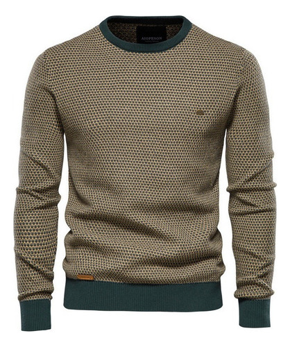 Casual Fashion Slim Long Sleeve Sweater For Men .