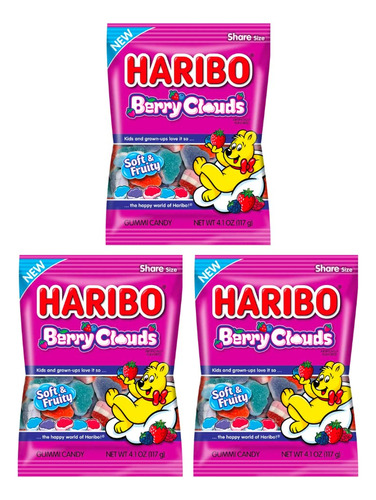 Haribo Gummi Candy - Gomitas Suaves Y Masticables Deliciosas