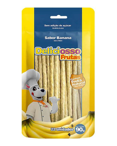 Ossinho Palitinho Cachorro Xisdog Deliciosso Frutas Banana