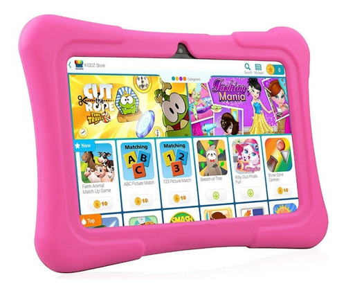 Tablet Para Niños/niñas 7 Android 6.0 - Azul, Rosa Y Naranja