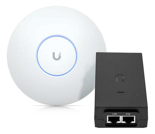 Kit de punto de acceso Ubiquiti Wifi 6 2,4/5 GHz 3 gbps+fuente Poe