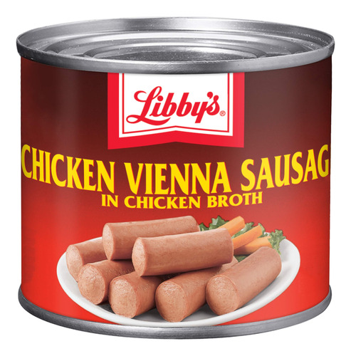 Libby's Salchicha De Pollo Vienna En Caldo De Pollo, 4.6 Onz