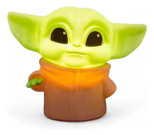 comprar Luminária De Mesa 3d Baby Yoda Grogu Star Wars