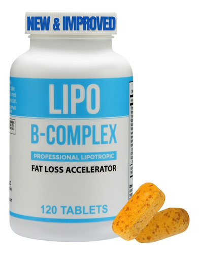 Lipo Bc Complejo B Fórmula Mejorada 120 Tabletas Limpias