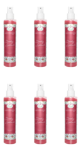 Colonia Giovanna Baby Body Splash 260ml Cherry-kit C/6un Volume Da Unidade 260 Ml