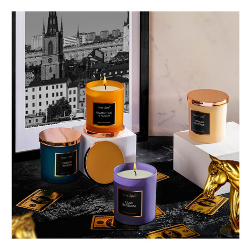 Velas De Velas Perfumadas Con Luces Caseras, Velas De Cera 4