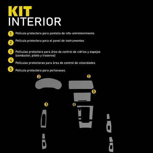 Película Protectora Kit Ppf For Mazda 3 Automático 2025