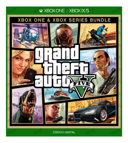 Grand Theft Auto V - GTA 5 Xbox One - Código de Resgate 25 Dígitos -  CardLândia