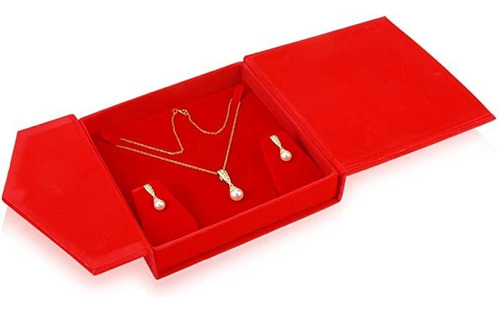 Geff Casa / Pendiente Rani Collar De La Joyería Caja De Rega