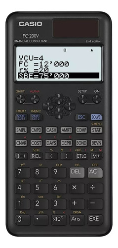 Calculadora Financiera Casio Fc-200v