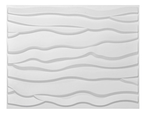 Art3d Paneles Decorativos 3d Diseño Olas 6 Pcs Blanco
