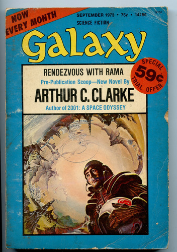 Galaxy Science Fiction #8, 1973, Arthur C. Clarke, Pulp. 