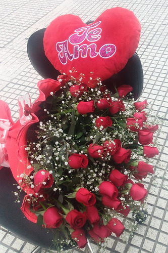 Rosas Flores Ramo De 40 Rosas Envíos A Domicilio