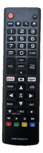 Control Remoto Para LG Smart Tv Con Netflix Y Amazon 