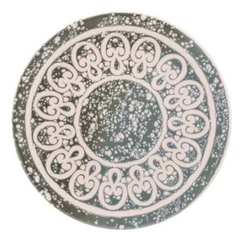 Plato De Postre Ceramica Con Diseños 20 Cm Vajilla Loza