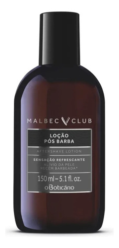 Loçao Pos Barba Malbec Club O Boticario 150ml