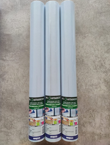 Rollos De Pvc Autoadhesivo Colores Pastel X 10 Mts Muresco 