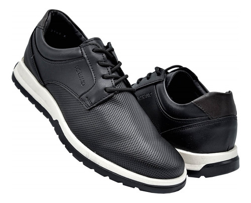 Zapato Caballero Merano 42073 Negro Moda Casual 25 Al 30