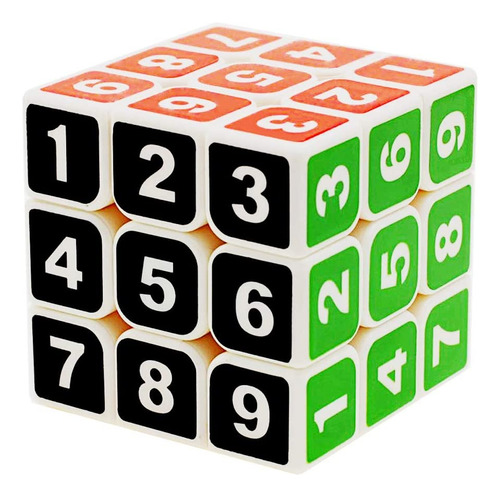 Goodcube Sudoku 3x3 Magic Cube Stickerless 3x3x3 Número Velo