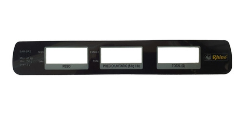 Refacción Bascula Rhino Bar-8rs Panel Display Ref-bar8rs-28