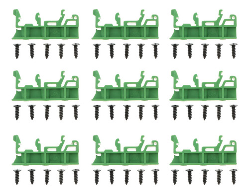 Soporte Placa Circuito Tehaux Adaptador Montaje Riel Din Pcb