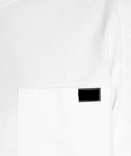 Playera Manga Larga 100% Algodon Con Bolsa