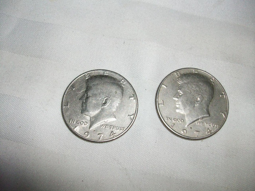 Moneda Lote Antiguo Coleccion/usa Descontinuado 1974