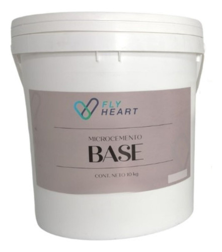 Microcemento Fly Heart Base 10 Kg Pisos Paredes Muebles