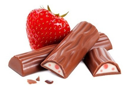 Chocolate Con Fresas Y Yogurt Yogurette Ferrero Alemania