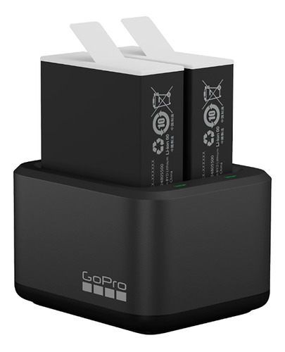 Cargador Doble + 2 Baterías Recargables Hero 9/10 - Tecnobox