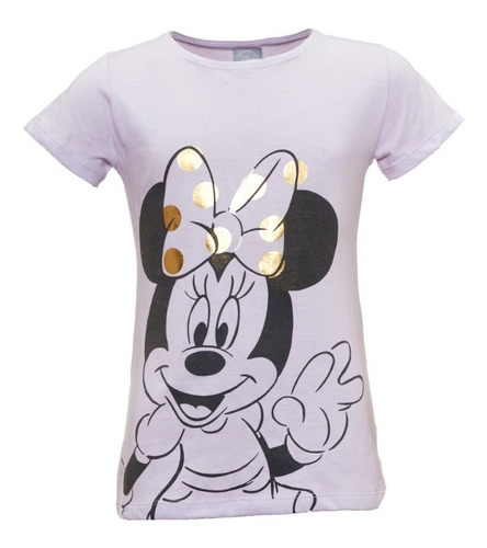 Pijama Minnie Estampa Foil Plata Licencia Oficial Disney Env