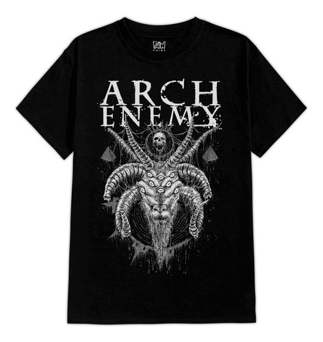 Arch Enemy 736 Death Metal Rock Polera Estampada Dtf