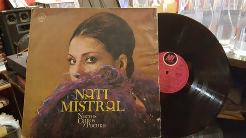 Nati Mistral Nuevos Cantos Y Poemas Lp Disco Vinilo Ex