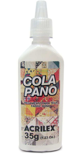 Imagem 1 de 1 de Cola Pano Para Tecido De Algodão 35g Und 7891153168128 A@