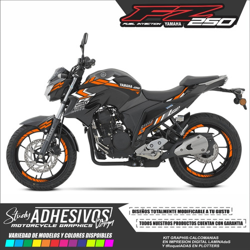 Calcomanias Yamaha Fz 25 Personalizadas Kit De Stickers