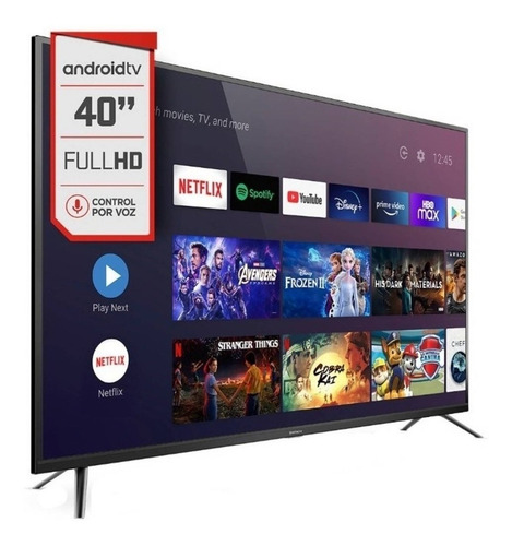 Imagen 2 de 3 de Smart Tv Full Hd 40 Pulgadas Hitachi Le40smart21 Android Csi