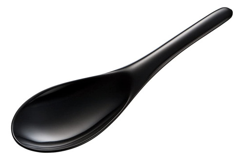 Gourmac Black Melamine 8-3/8  Cuchara De Arroz