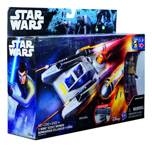 Star Wars Rebels Y Wing Scout Bomber & Kanan Jarrus