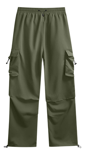 Pantalones Para Hombre Con Cintura Elástica Con Cordón Y Bol