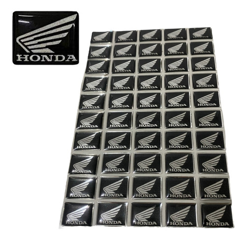 Adesivo Honda Painel Mesinha Modelo Resinado Kit C/ 50