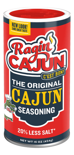 All Purpose Original Cajun Seasoning 16 Oz Ragin' Cajun (paq