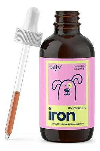 Suplemento Líquido De Hierro Taily Aminopets Para Perros Y G