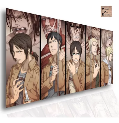 Quadro decorativo Attack on Titan Temporada 3