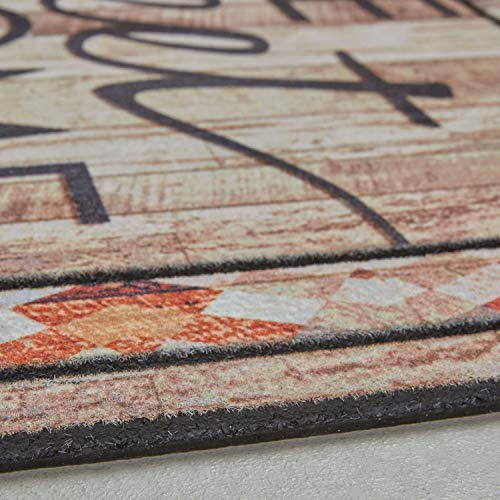 Tapete De Entrada Antideslizante Rústico Para Exteriores
