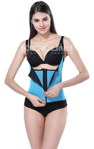 Faja Reductora Musculosa Corset Y Cierre Deportiva Kierouno