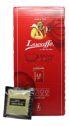 Lucaffe Cialde Pods Avellana 150 Pods. E.s.e. Nocciola