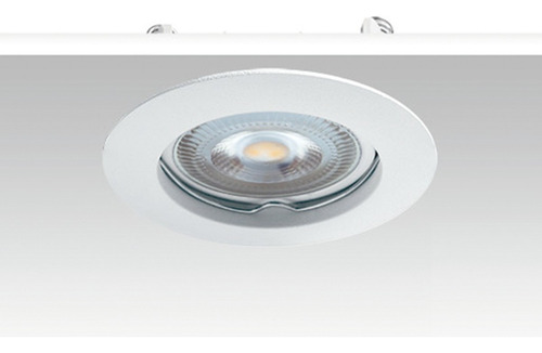 Lampara Spot Led Empotrable En Techo Plafón 35w (5w) Luz Cálida 3000 K Color Blanco Ring Illux Th-4219