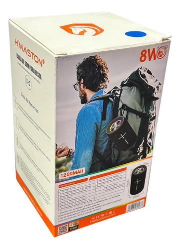 Caixa De Som Portatil Bluetooth Hmaston Tn20 8w Rms
