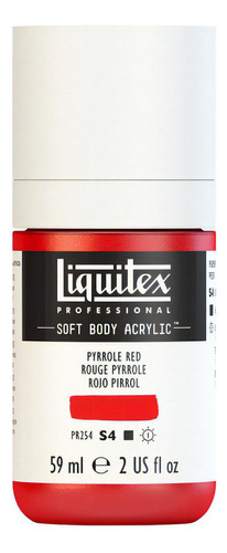 Tinta Acrílica Liquitex Soft Body 59ml S4 Pyrrole Red