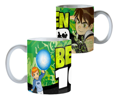 Taza Plastica Ben 10 Personalizada Nro2